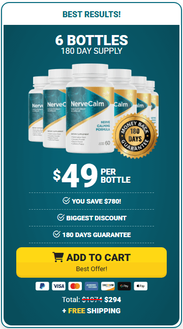 Order NerveCalm 6 Bottle